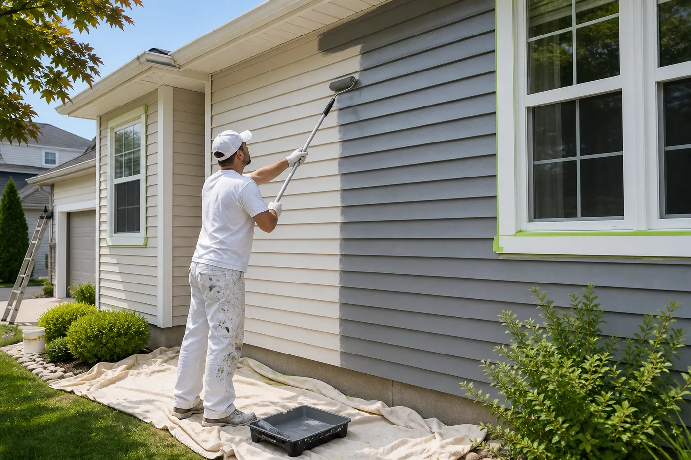 Vinyl Siding Painting